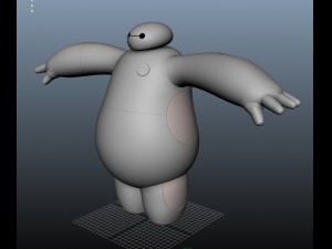 baymax ver 1 3D Модель