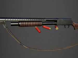 PBR Stevens Model 520-30 3D Model