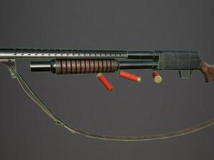 PBR Stevens Model 520-30 3D Model