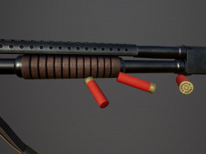 PBR Stevens Model 520-30 3D Model