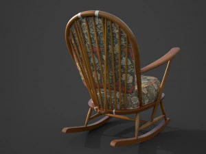 PBR Ercol Rocking Chairs 3D Model