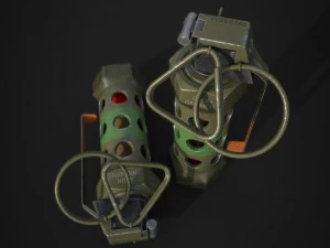 PBR M84 Stun Grenade 3D Model