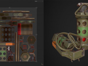 PBR M84 Stun Grenade 3D Модель