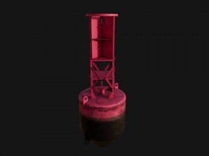 PBR Sea Buoy 3D Модель