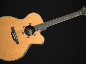 PBR Takamine-ED05SC Modèle 3D
