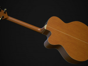 PBR Takamine-ED05SC 3D मॉडल