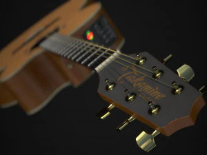 PBR Takamine-ED05SC 3D Model