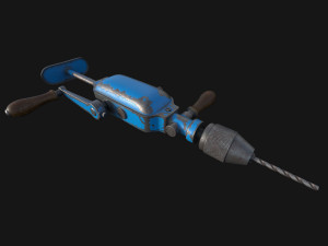 PBR Vintage Drill Modello 3D