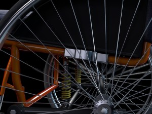 sport wheel chair 3D Model