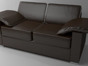 sk&oacute;rzana trenerka w kolorze brązowym Model 3D