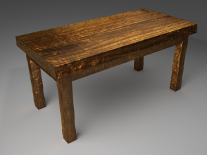 table Modelo 3D