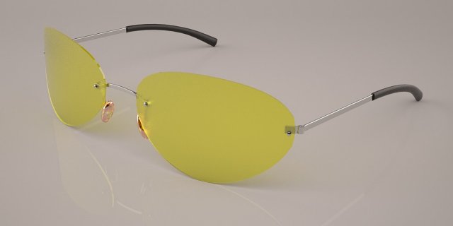 sun glasses 3D Model .c4d .max .obj .3ds .fbx .stl .blend 