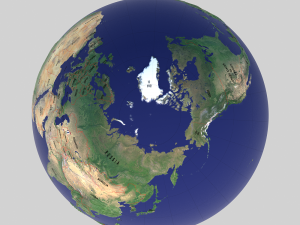 globe map Model 3D