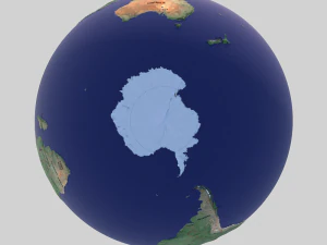 globe map 3D Model