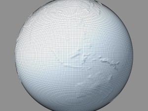 globe map Model 3D