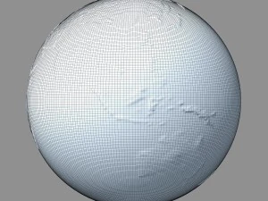 globe map 3D Model