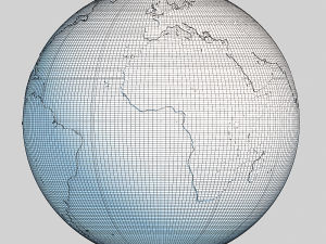 globe Model 3D