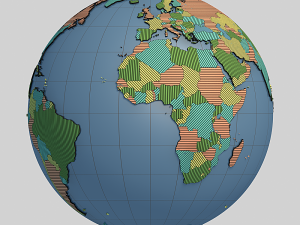 globe Model 3D