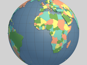 globe Model 3D
