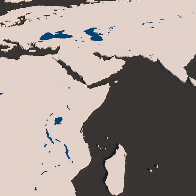 world map 3D Модель .c4d .max .obj .3ds .fbx .stl .blend 