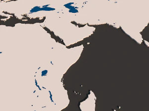 карта світу 3D Модель