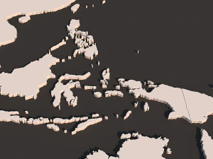 world map 3D Model