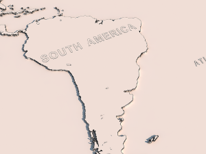 world map 3D Модель