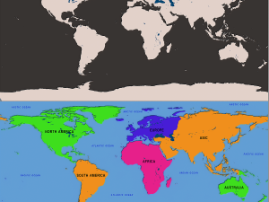 world map 3D Модель