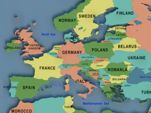 world map 3D Model