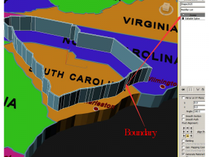 america map Modello 3D