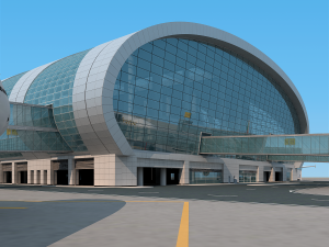 dubai airport Modelo 3D