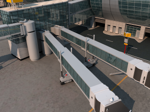 dubai airport Modelo 3D