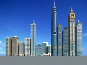 edif&iacute;cio dubai Modelo 3D