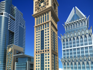 dubai building Modello 3D
