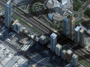 dubai building Modello 3D