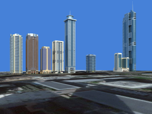 dubai building Modello 3D