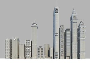 dubai building Modello 3D