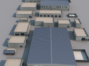 factory building 3D 모델