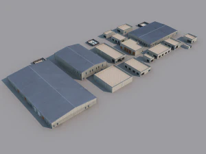 factory building 3D Model