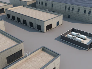 factory building 3D Model