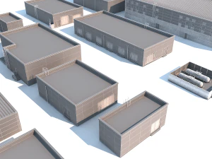 factory building 3D Model