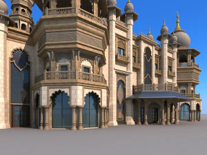 indian temple 3D Model
