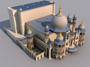 indian temple 3D Model