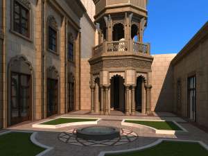 indian temple 3D Model