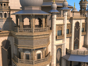 indian temple 3D Model