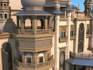 indian temple 3D Model