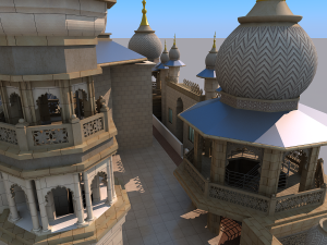 indian temple 3D Model