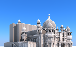 indian temple 3D Model