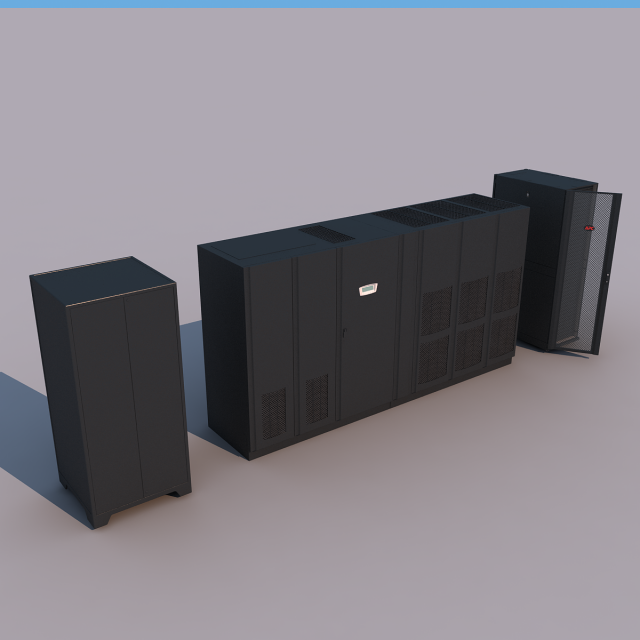 computer server 3D Model .c4d .max .obj .3ds .fbx .stl .blend 