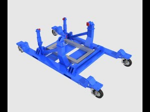 staffa del motore Modello 3D